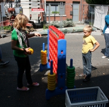 speelstraat en barbecue 2011