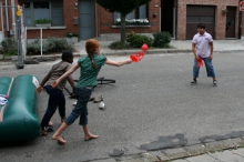 speelstraat en barbecue 2011