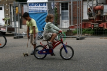 speelstraat en barbecue 2011