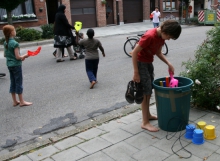 speelstraat en barbecue 2011