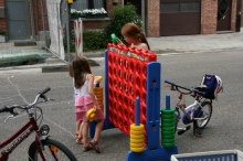 speelstraat en barbecue 2011