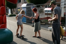 speelstraat en barbecue 2011