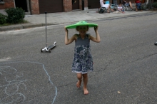 speelstraat en barbecue 2011