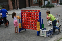 speelstraat en barbecue 2011