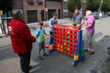 speelstraat en barbecue 2011