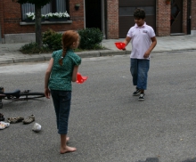 speelstraat en barbecue 2011