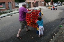 speelstraat en barbecue 2011