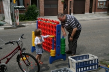 speelstraat en barbecue 2011